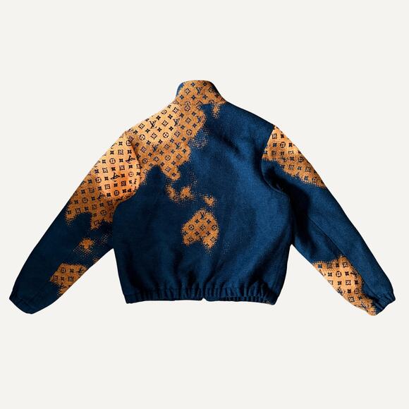 Size 50 - Louis Vuitton Mens World Map Winter Fleece Jacket - Picture 3 of 10